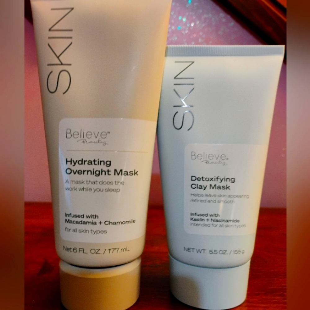 Detoxifying Clay Mask & Hydrating Overnight Mask
